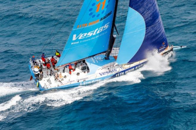 Vestas 11th Hour Racing at the start of the Volvo Ocean Race ©  Ainhoa Sanchez/Volvo Ocean Race